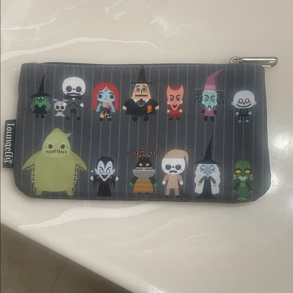 Loungefly Nightmare Character Zip Pouch